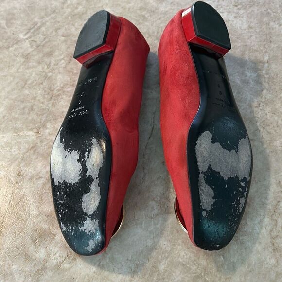 KATE SPADE Red Ballet Flats Size 9 - Picture 8 of 9